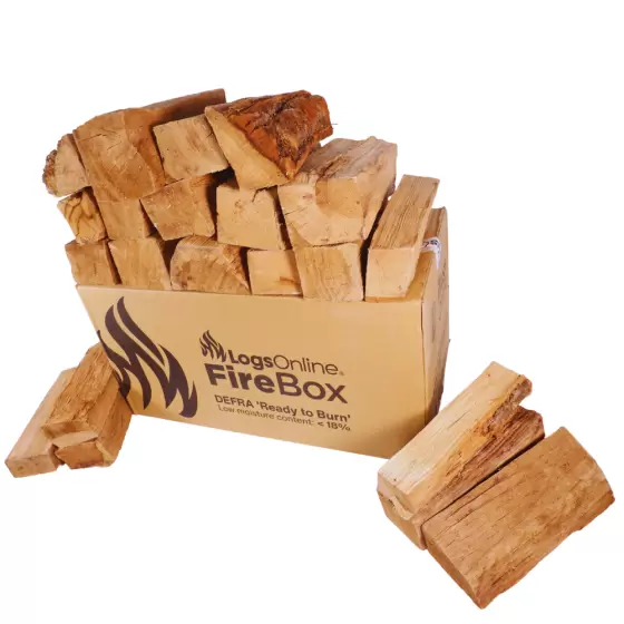 20KG Chiminea & Fire Pit Hardwood Logs Handy Box